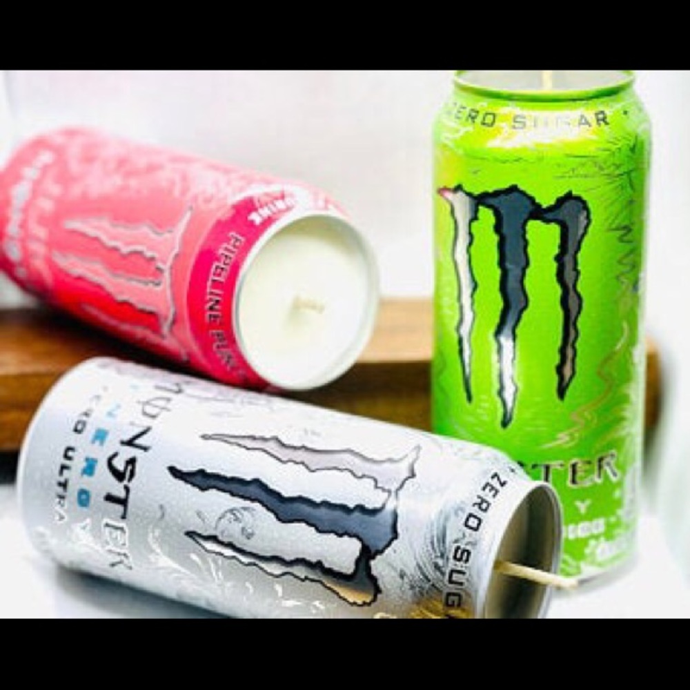 Hand poured energy drink candle 2 for 15